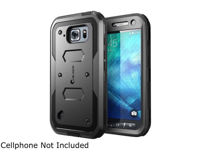 i-Blason Armorbox Black Dual Layer Full Body Protective Case for Galaxy S6 Active GalaxyS6-Active-Armorbox-Black