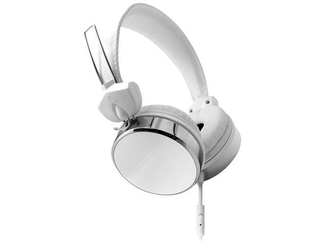 Hype White 3.5mm Eclipse Stereo Hands-Free Headphones HY-951 - Newegg.com