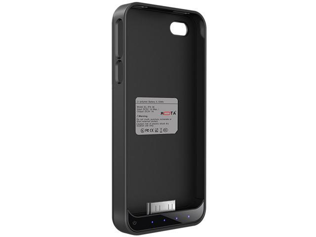 Mota Black Protective Battery Case for iPhone 4/4S AP4-15CK