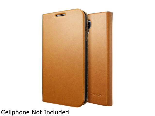 Spigen Slim Wallet S Light Brown Case for Galaxy S4 SGP10282