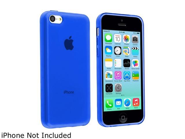 Insten Blue TPU Rubber Case Compatible with Apple iPhone 5C 1405013