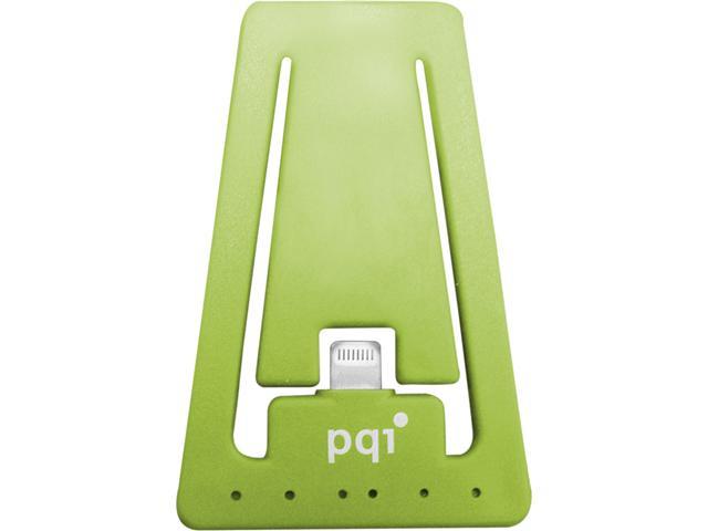 PQI 6PCJ-008R0002A Green i-Cable Stand Apple Certified MFI iPhone Stand with Lightning Connector