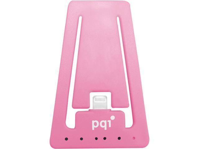 PQI 6PCJ-008R0004A Pink i-Cable Stand Apple Certified MFI iPhone Stand with Lightning Connector