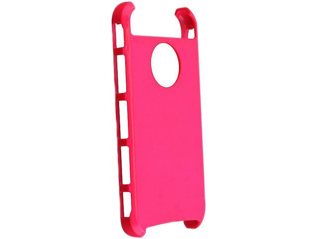 Insten Hybrid Case Compatible with Apple iPhone 5 / 5S, White TPU/ Hot Pink Hard