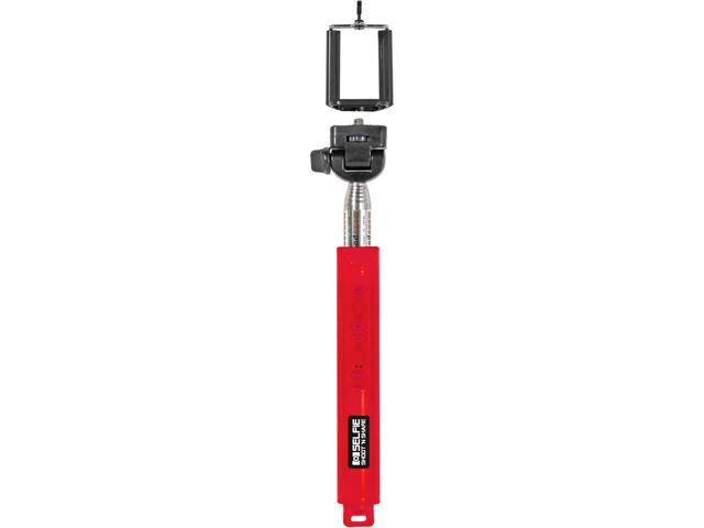 PC Treasures 09904-PG Red Bluetooth Selfie Shoot 'N Share Extendable Monopod