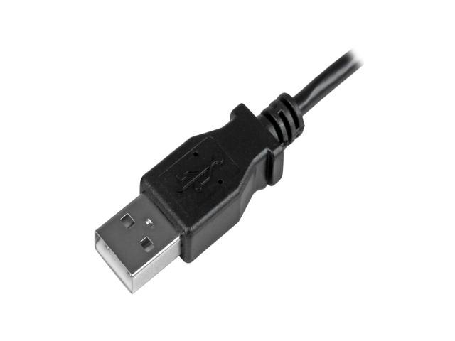 StarTech.com USBAUB2MLA Micro-USB Charge-and-Sync Cable M/M - Left ...