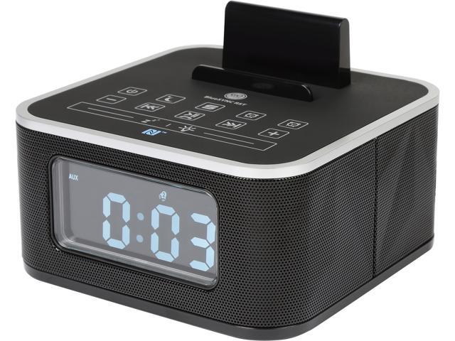 GOgroove Dual Alarm Bluetooth Clock Speaker with FM Radio, USB Charging and LED Display - Works With Apple, Samsung, LG and More Smartphones
