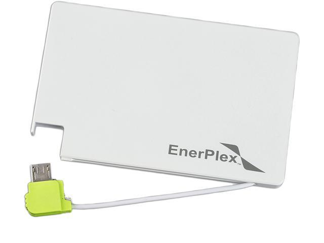 EnerPlex Jumpr Mini White with Green Trim 1350 mAh Rechargeable Battery JU-07800-WH