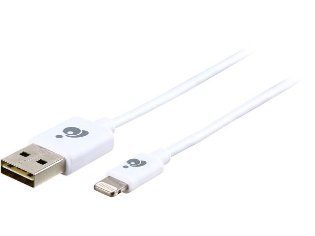 IOGEAR GRUL01-WT White Reversible USB to Lightning Color Cable, 3.3ft (1m)