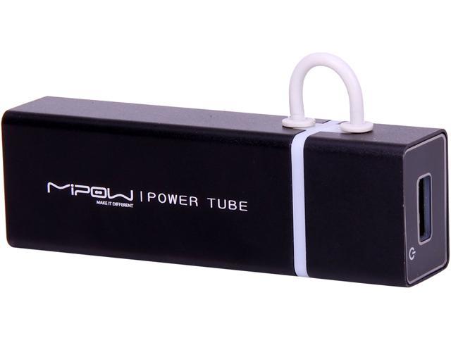 MiPow Power Tube Black 4000 mAh Portable Battery SP4000-BK