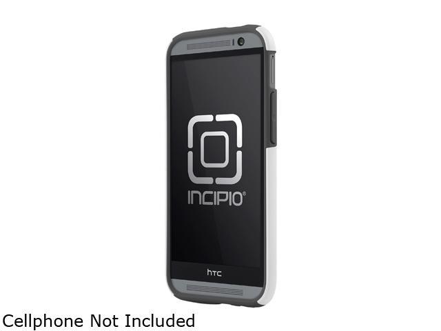 Incipio DualPro White/Gray Case for The All-New HTC One HT-396-WHT