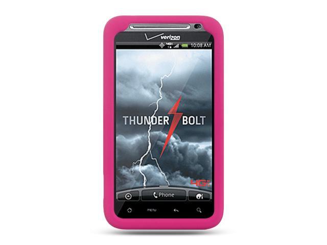 HTC Thunderbolt/HTC Incredible HD/HTC 6400 Hot Pink Silicone Skin