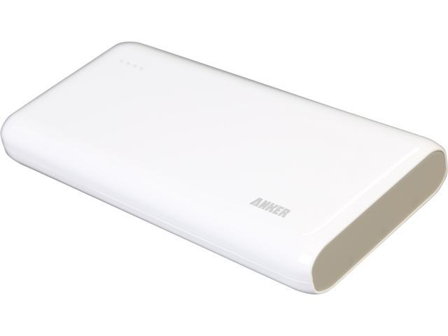 Anker Astro E6 Ultra-High Capacity 20800 mAh 3-Port 4A Compact Portable Charger External Battery Power Bank with PowerIQ Technology for iPhone, iPad, Samsung and More (White)