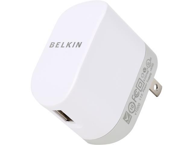 BELKIN F8J032tt04-WHT White Swivel Charger + Lightning ChargeSync Cable (10 Watt/2.1 Amp)