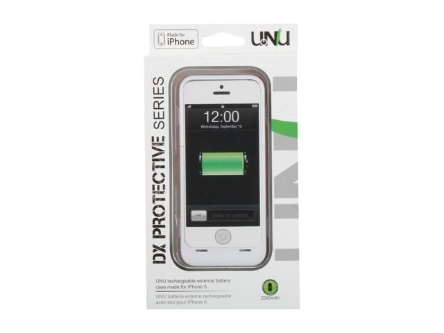 UNU DX White 2300 mAh Protective Battery Case for iPhone 5 UNU-DX-05-2300W
