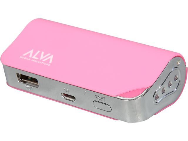 Alva Mini Juice Pack for iPhone and iPod & Other Micro/Mini USB in Pink Color