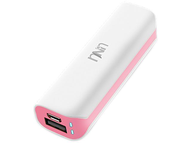 UNU Enerpak Micro White/Pink 2800 mAh Portable Battery Pack for Smartphones UNU-EP-02-2800WP