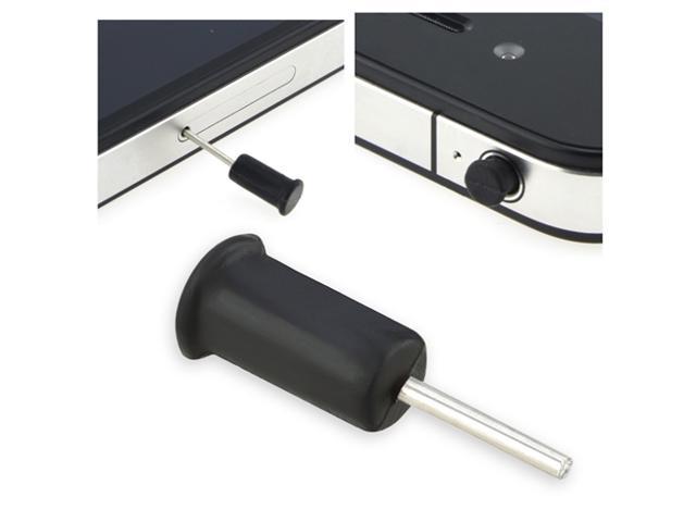 Insten 6 set Headset Headphone Anti Dust Cap Plug Stopper Jack For iPhone 4G 4s