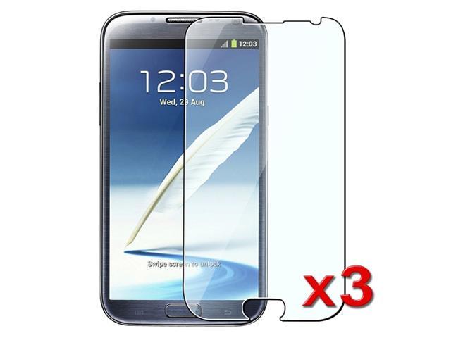 Insten Reusable Screen Protector Compatible with Samsung Galaxy Note 2 N7100, 3-Pack