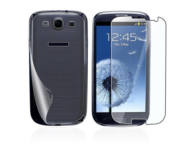 Insten 2 x Full-body Reusable Screen Protector Compatible with Samsung Galaxy S III / S3 / i9300