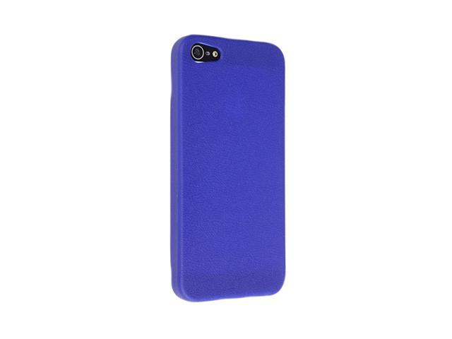 Insten Blue Skin Veins 1X TPU Rubber Skin Case For iPhone 5 712654