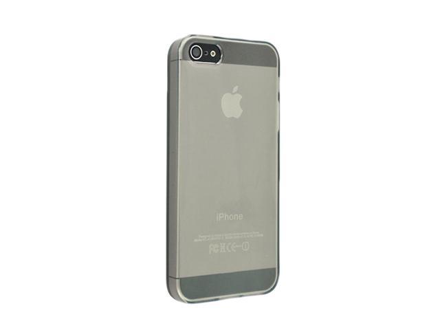 Insten Frost Clear Smoke 1X TPU Case For iPhone 5 / 5S 712665