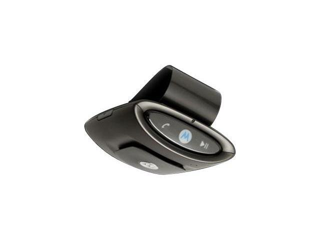 Motorola Bluetooth In-Car Speakerphone Handsfree Car Kit with Built In Digital FM Transmitter / Audio Caller ID / 18 hours talk time (T505)