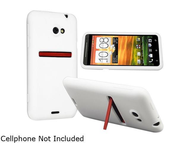 Insten White Silicone Skin Case for HTC EVO 4G LTE 682361