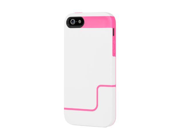 Incipio EDGE PRO Optical White / Hot Pink Case For iPhone 5 / 5S IPH-831