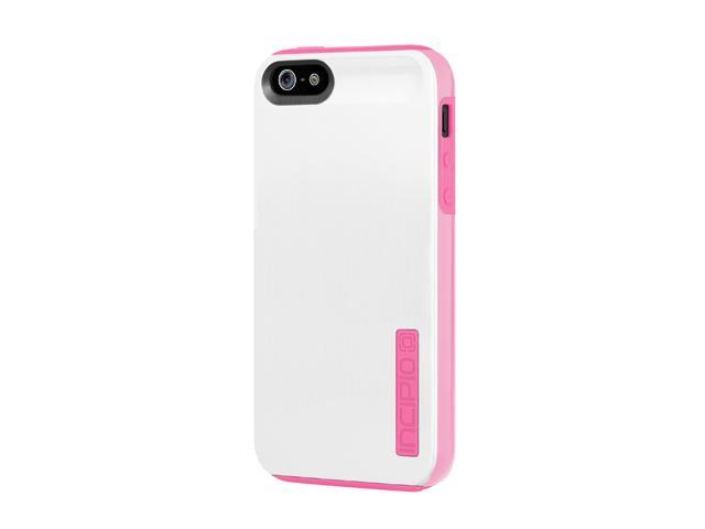Incipio DualPro Shine Optical White / Hot Pink Case For iPhone 5 / 5S IPH-878