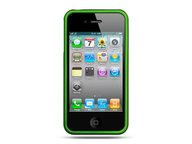 Apple iPhone 4S/iPhone 4 Green Crystal Rubberized Case