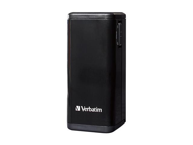 Verbatim Black 4 x AA Battery Power Pack Charger 97928