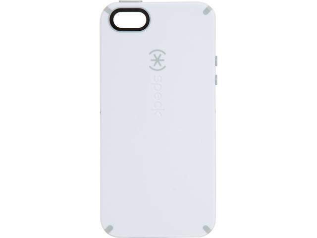 Speck Products Candyshell White Pebble Grey Rubberized Hard Case For Iphone 5 5s Spk A1797 Newegg Com