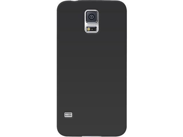 Amzer Silicone Skin Jelly Case - Black for Samsung Galaxy S5 SM-G900