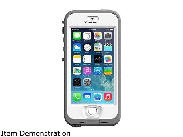 LifeProof Case 2105-02 for Apple iPhone 5/5s/SE (Nuud Series) - White/Grey