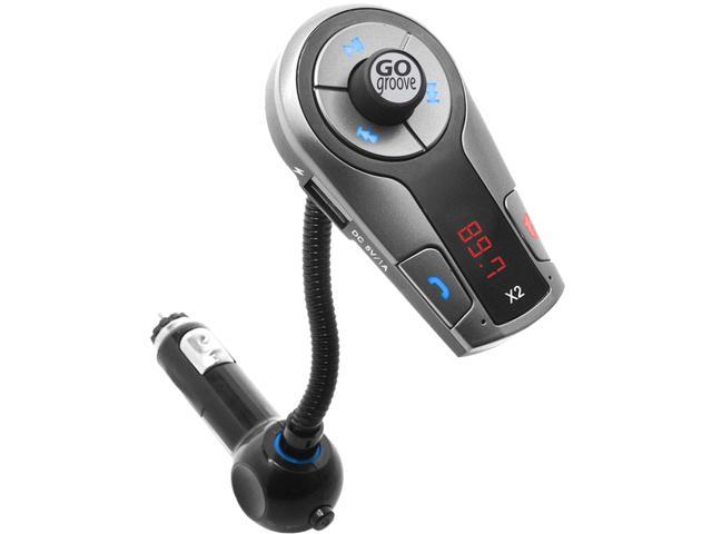 iN TECH FM Transmitter Car Handsfree Kit Bluetooth FM Wireless Radio Transmitter for Music and Phone Calls Dual USB Plugs for Easy Charging of Devices