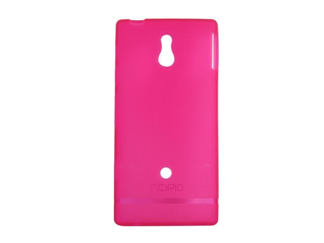 Incipio NGP Translucent Pink Semi-Rigid Soft Shell Case For Sony Xperia P SE-132