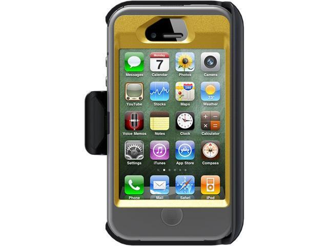 OtterBox Defender Sun Yellow PC / Gunmetal Grey Slip Cover Solid Case for iPhone 4/4S APL2-I4SUN-E5-E4OTR