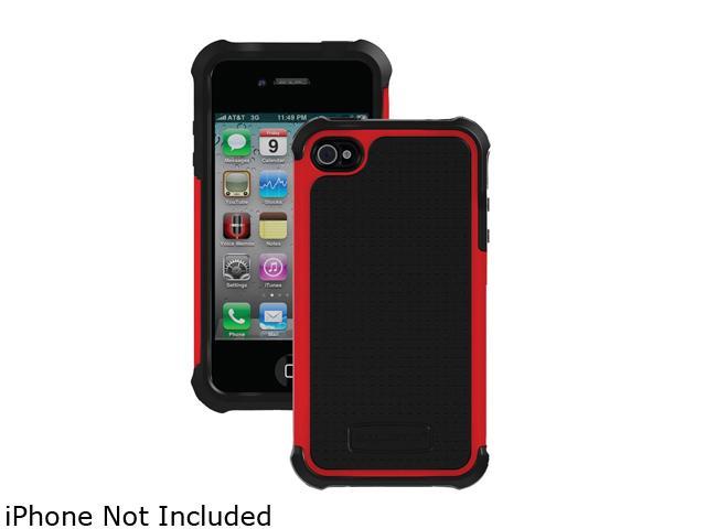 Ballistic Case Black / Red SG Case For iPhone 4/4S SA0582-M355