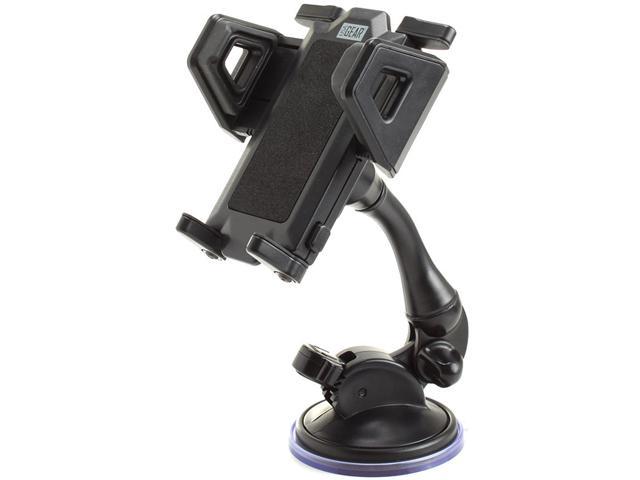 Car Windshield Dashboard Suction Mount Holder with Adjustable Phone Cradle & Strong Suction Lock Clamp by USA GEAR - Will hold Apple iPhone 6s, Samsung Galaxy S7 Edge, LG G5 and More