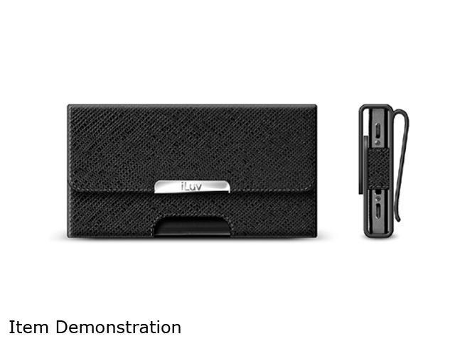 iLuv Black Leather Wallet Case for iPhone 4 (iCC715BLK) - Newegg.com