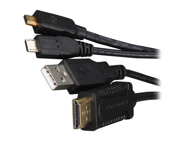 IOGEAR HD AV Cable with Charge and Sync for Handheld Devices (GDROAVC6)