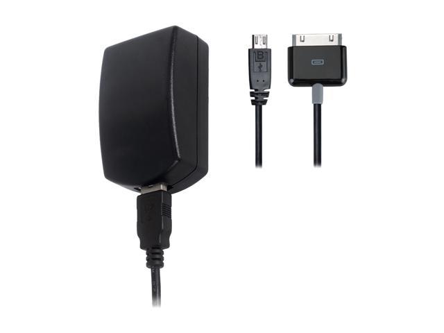 Kensington Mobile Device Wall Charger with USB Charging Cables ...