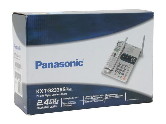 Panasonic KX-TG2336S 2.4 GHz Digital FHSS 1X Handsets Cordless Phone ...