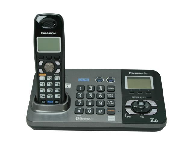 Panasonic KX-TG9381T 1.9 GHz Digital DECT 6.0 1X Handsets Cordless ...