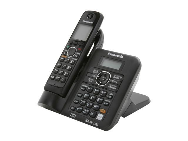 Panasonic KX-TG6641B 1.9 GHz Digital DECT 6.0 1X Handsets Cordless Phones with Answering Machine