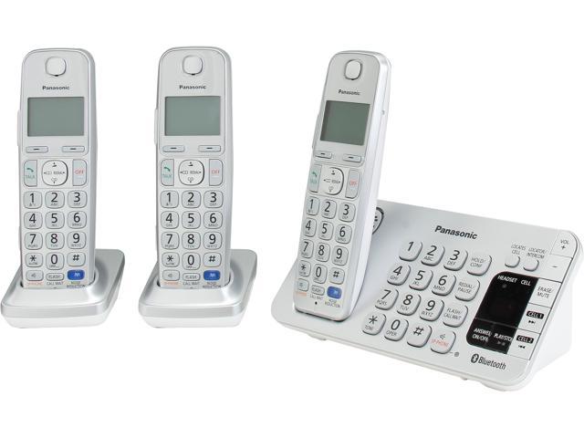 Link2Cell Bluetooth® Corldess Phone with Large Keypad- 3 Handsets