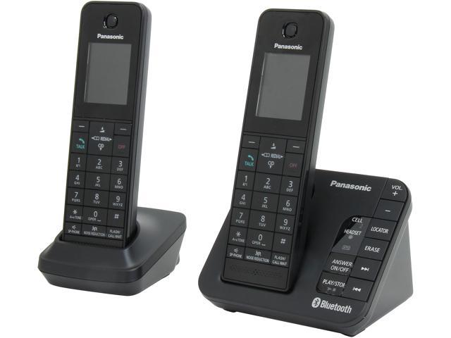 Panasonic KX-TGH262B 1.9 GHz DECT 6.0 Link2Cell Bluetooth Cellular Convergence Solution with 2 Handsets