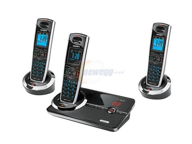 Uniden DECT3080-3 DECT 6.0 3X Handsets Expandable Cordless Telephone Integrated Answering Machine