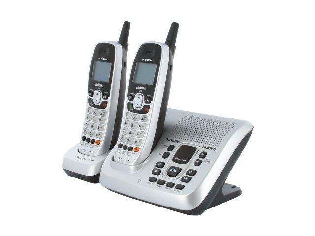 Uniden DXAI8580-2 5.8 GHz 2X Handsets Cordless Phone Integrated Answering Machine